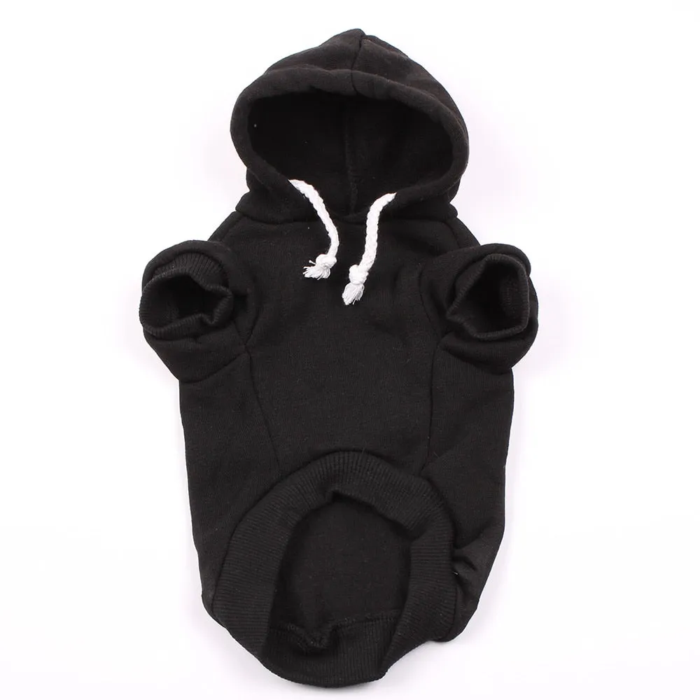 Security Print Pet Coat Hoody Sweater