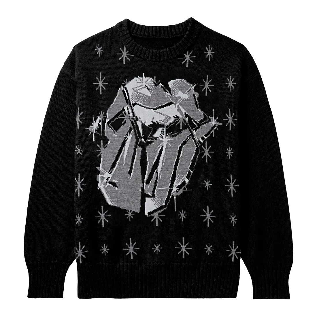 Shattered Icy Tongue Knit Sweater