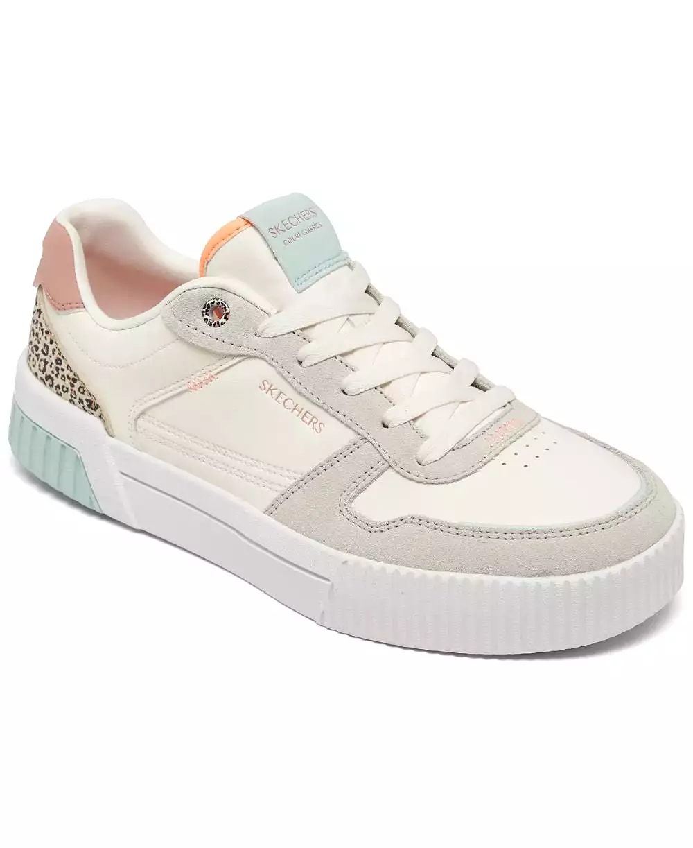 'Skechers' Women's Jade-Feline Instinct Casual Sneaker - Natural / Multi