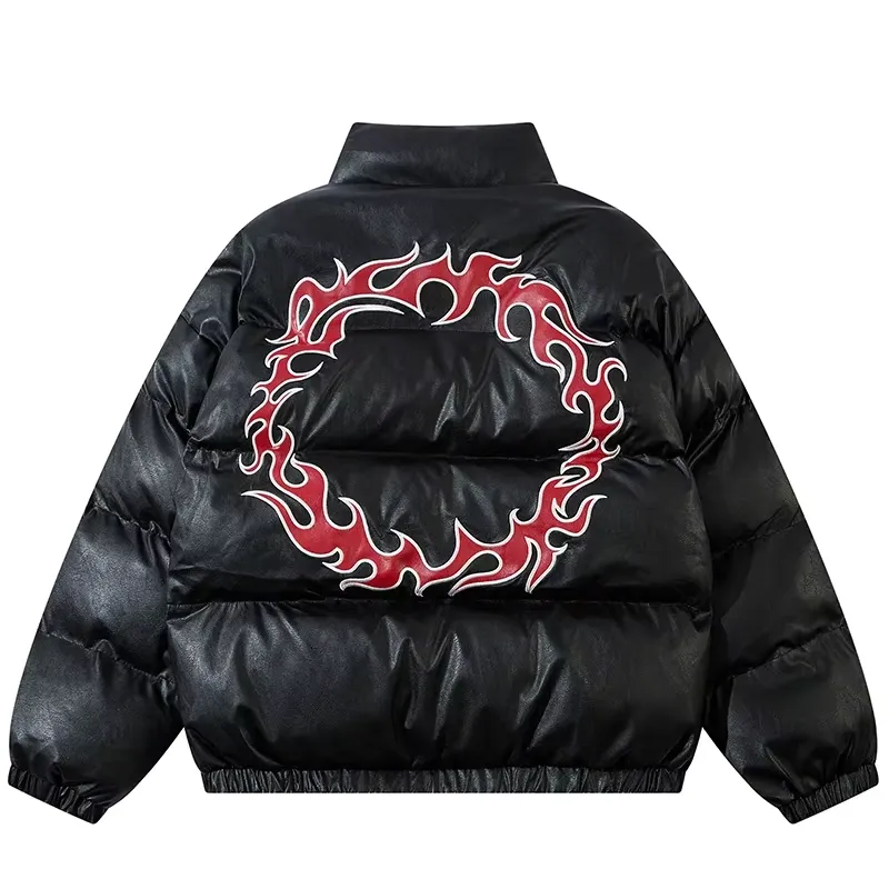 Slick 'Flame' Puffer Jacket