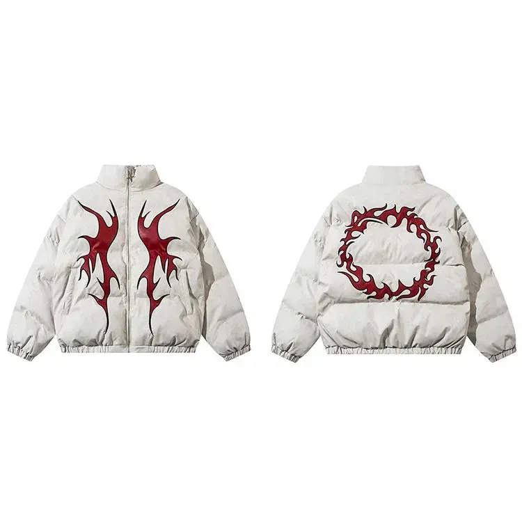 Slick 'Flame' Puffer Jacket