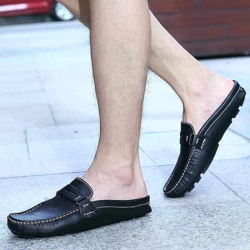 Slip-On Loafer Sandals