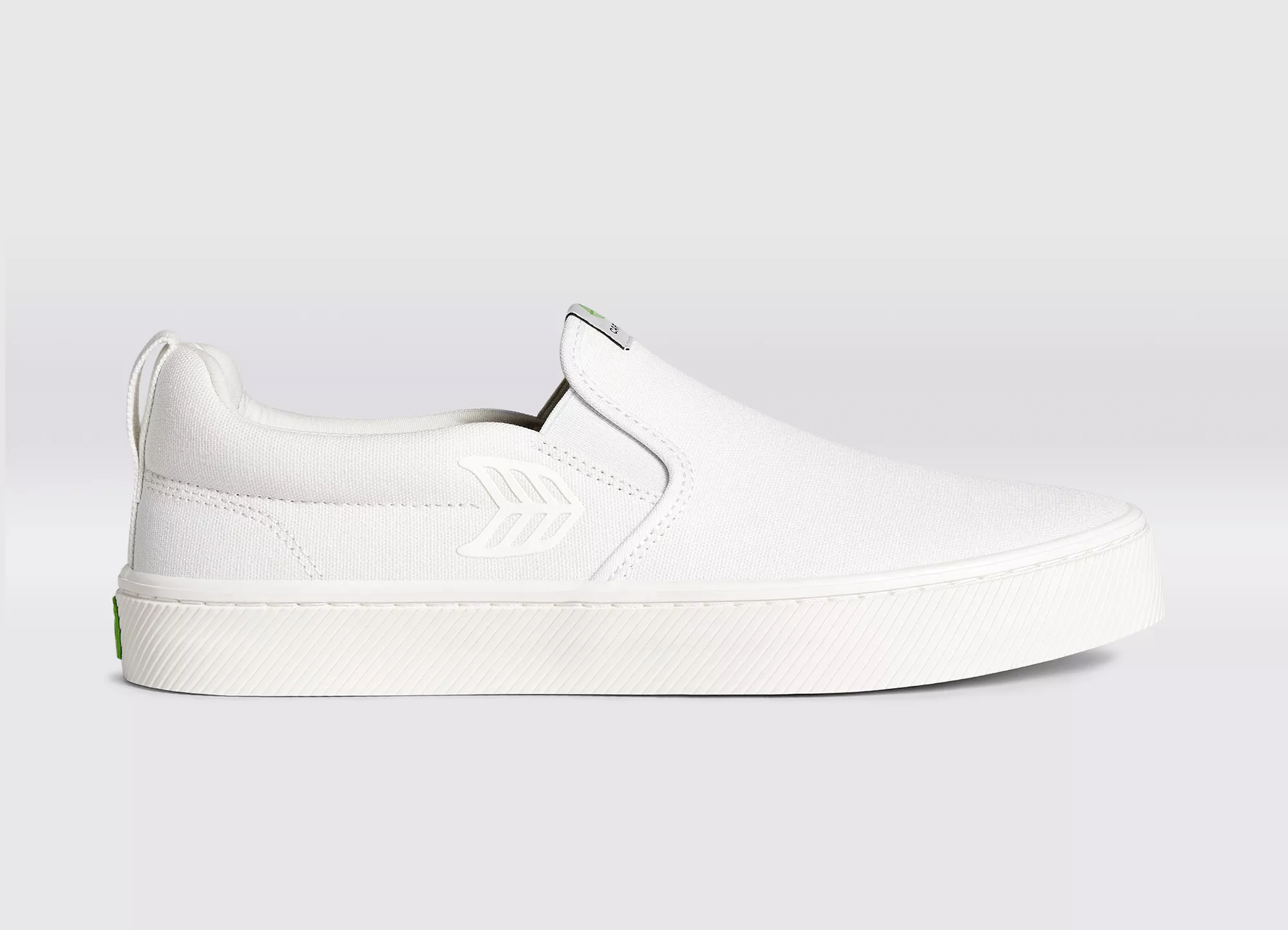 SLIP ON Off-White Canvas Sneaker Women