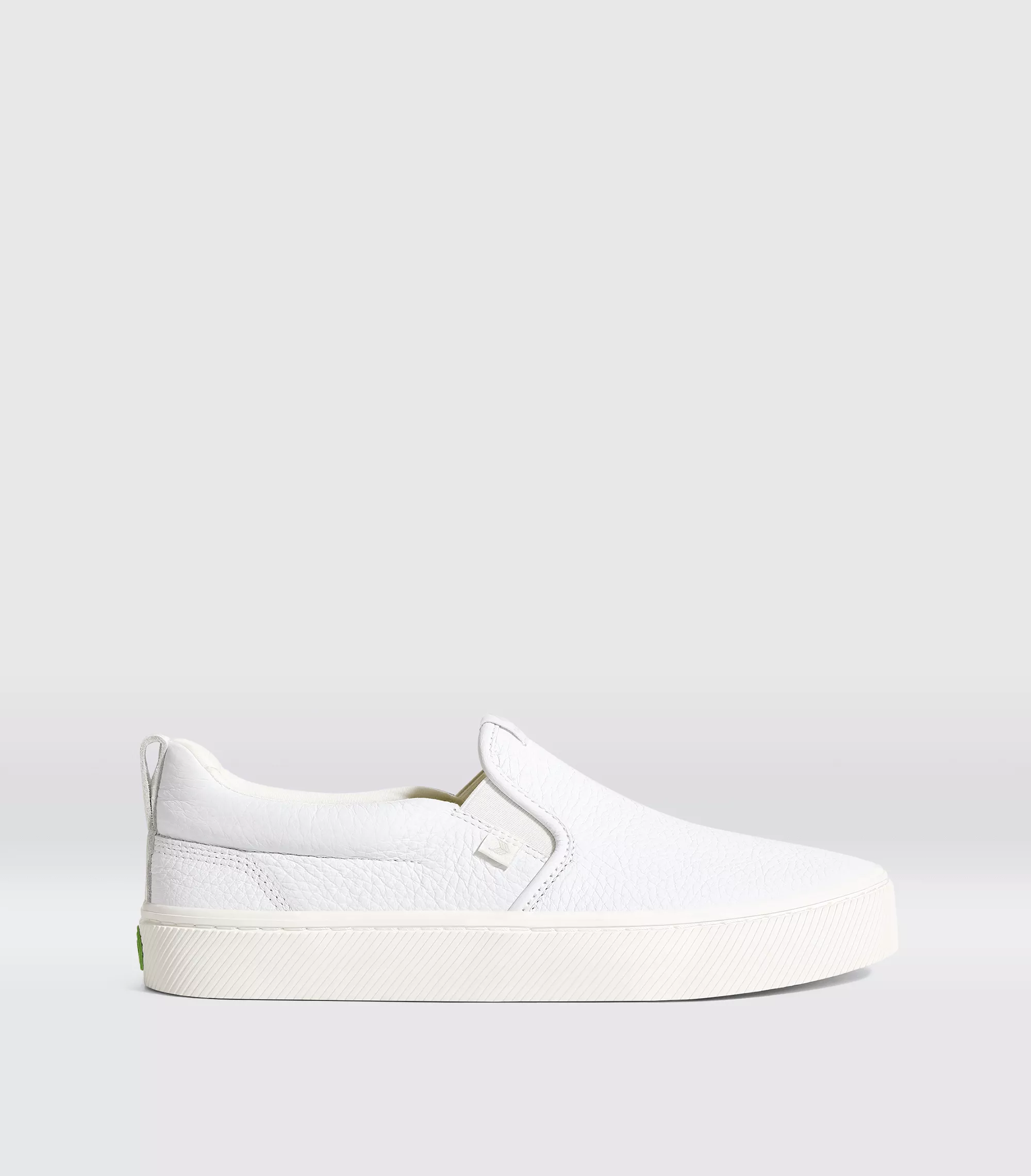 SLIP-ON White Premium Leather Sneaker Women