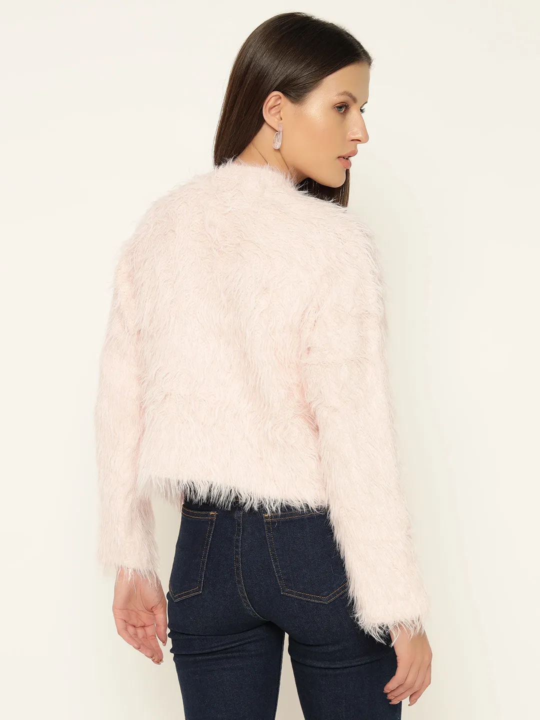 SOFT FUR SWEATER-PINK