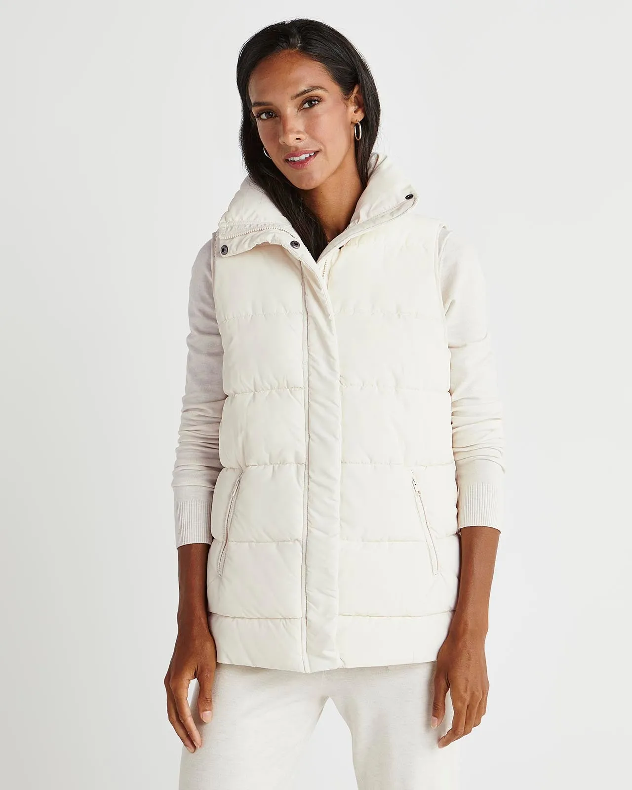 Splendid x Cella Jane Puffer Vest