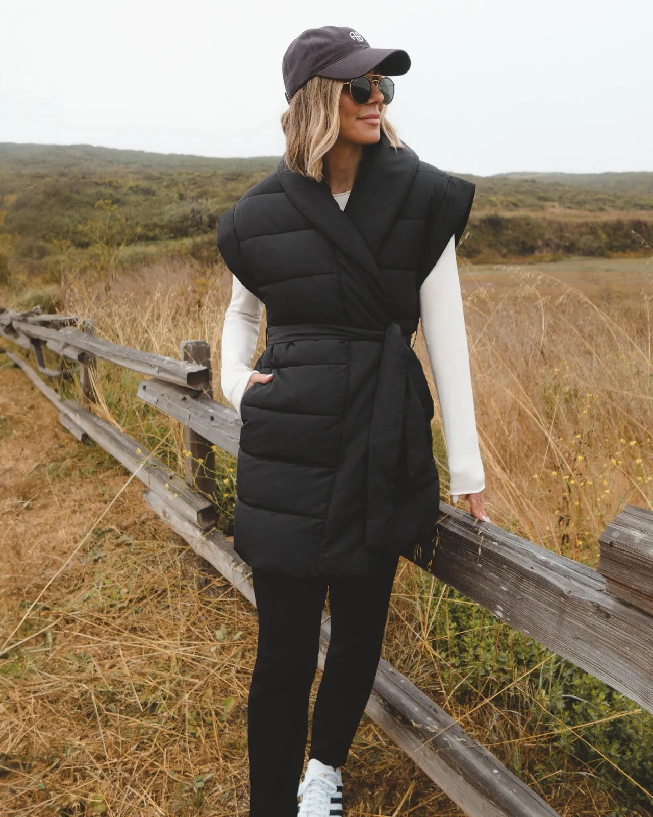 Splendid x @Cellajaneblog Long Puffer Vest