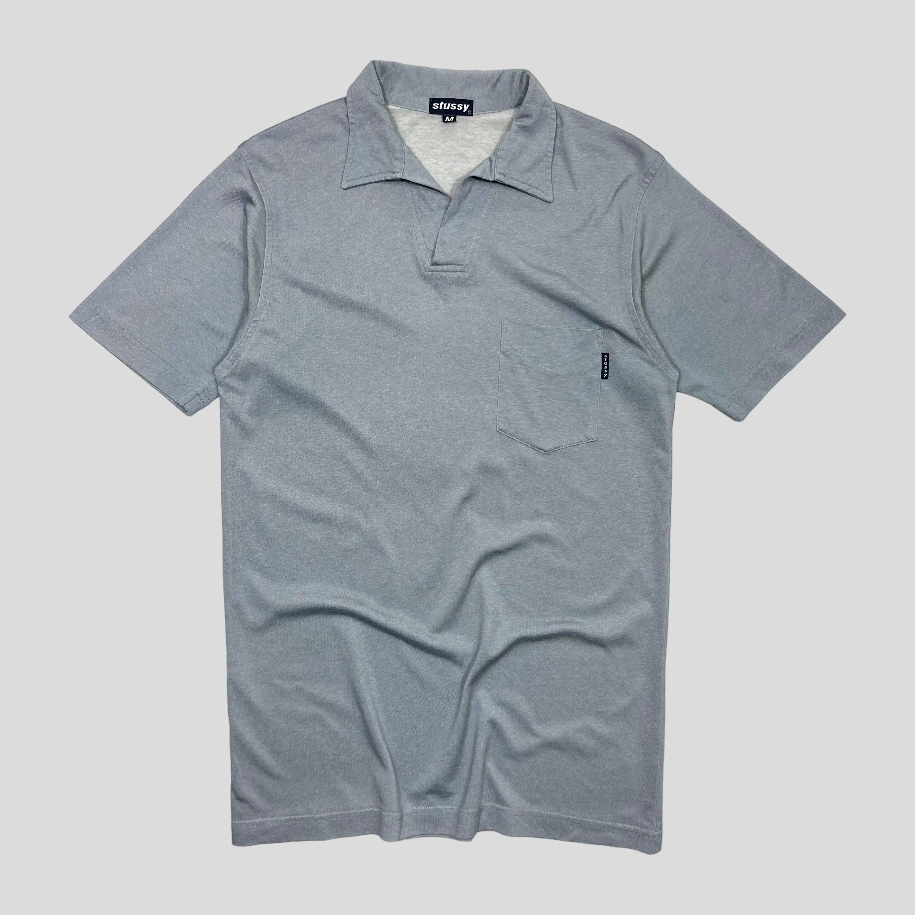 Stussy 90’s ‘Silk’ Open Collar Shirt - M