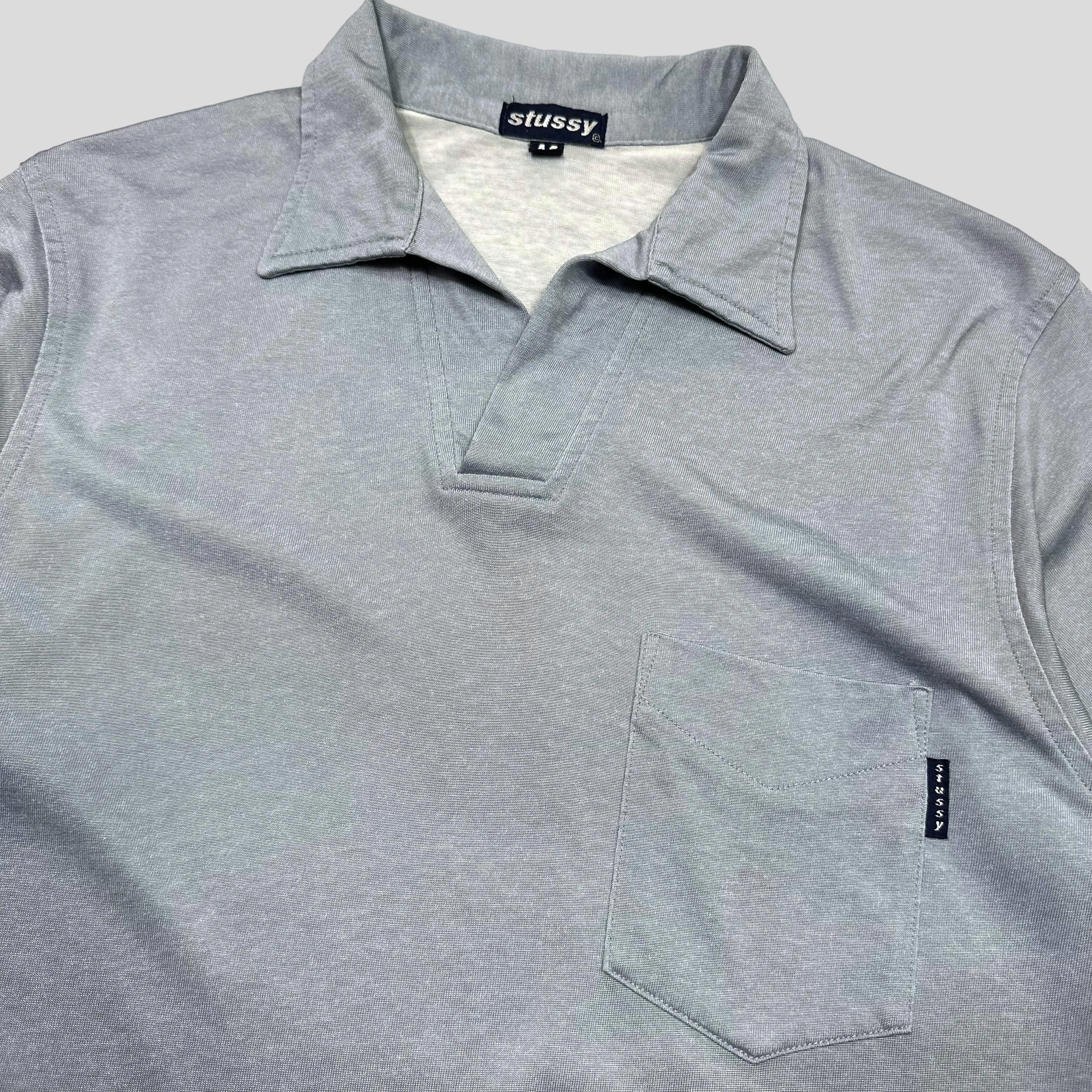 Stussy 90’s ‘Silk’ Open Collar Shirt - M