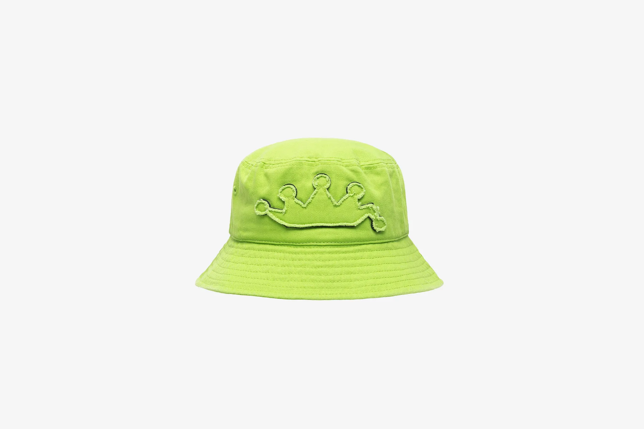 Stussy Bucket Hat Crown Applique - Lime