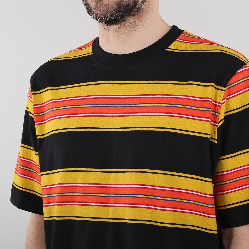 Stussy Multi Stripe Crewneck T-shirt