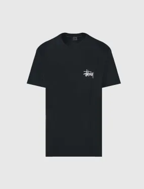 STUSSY PIG DYE TEE   BLACK