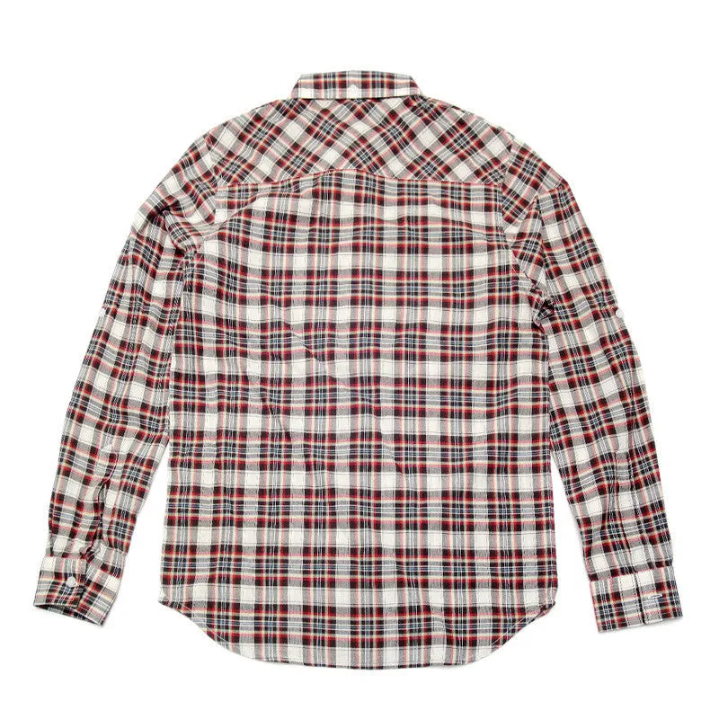 Stussy RV Plaid Button