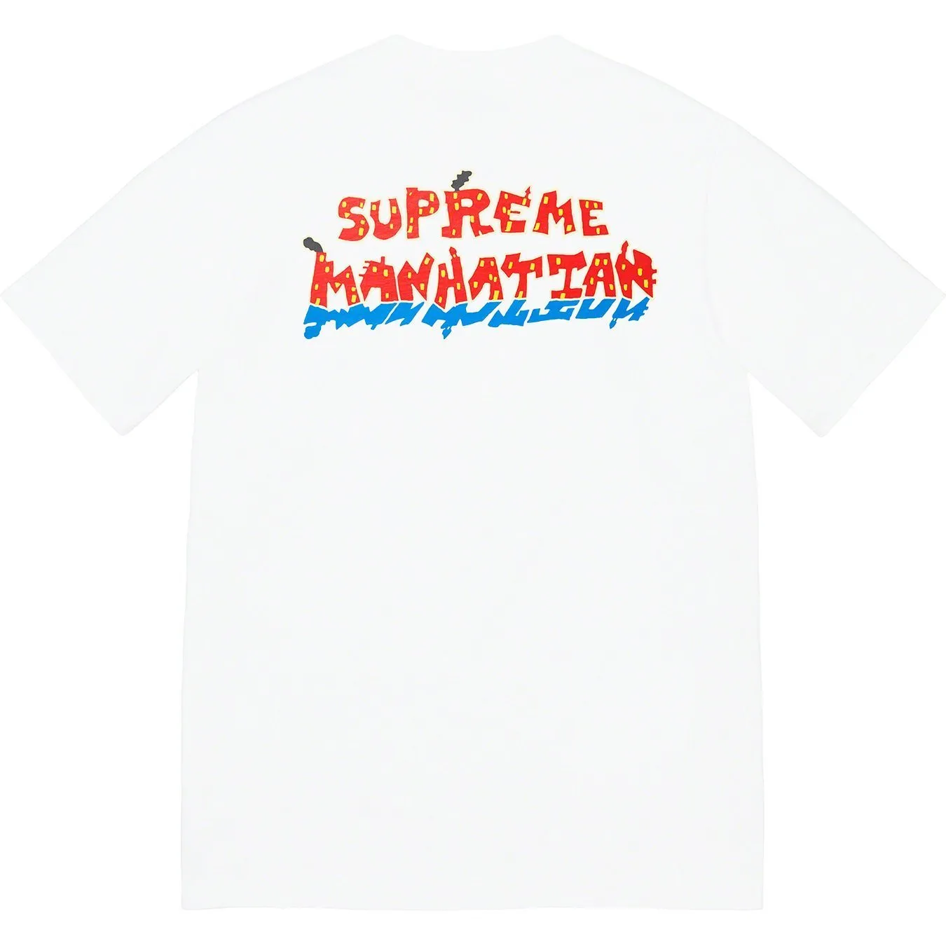 Supreme  |Unisex Street Style U-Neck Plain Cotton Short Sleeves Logo