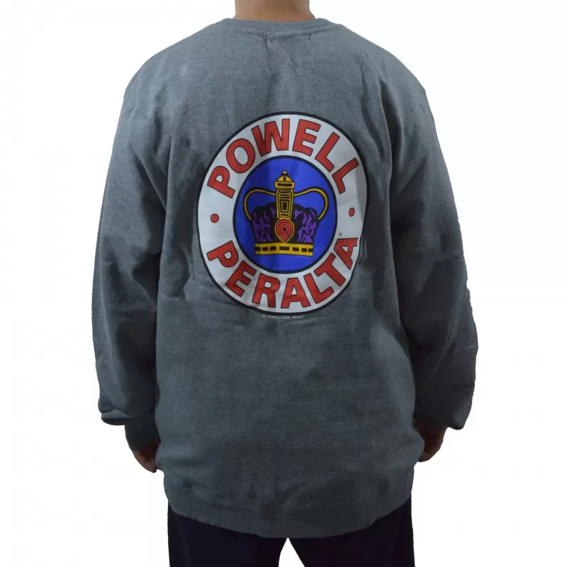 Sweat Crew Powell Peralta Supreme - Gunmetal Heather