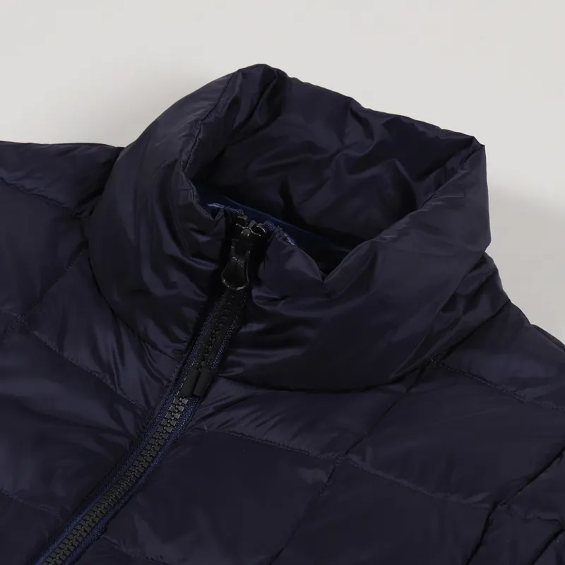 Taion High Neck Zip Down Jacket Navy