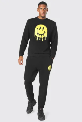 Tall Drip Face Sweater Tracksuit