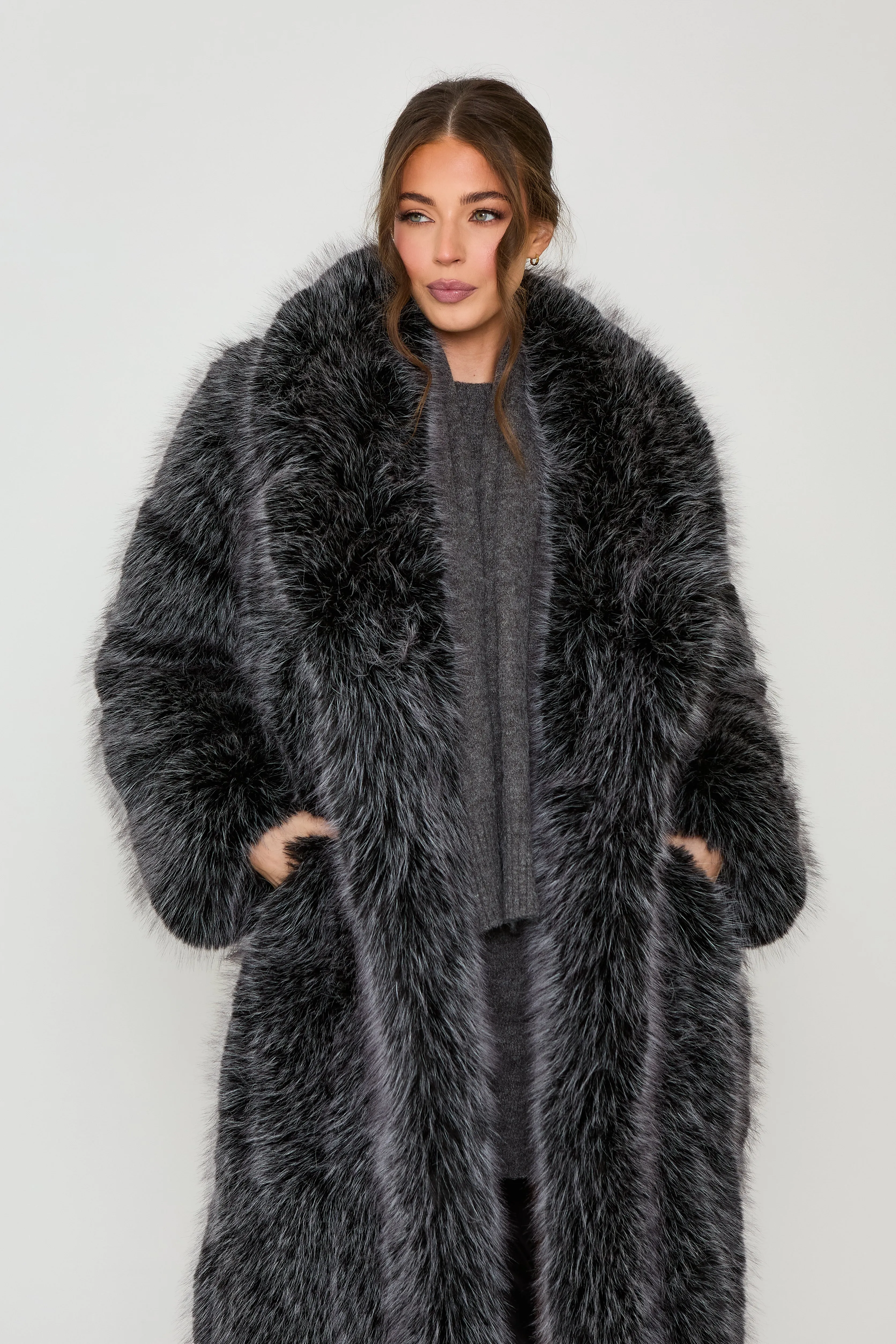 Tamara Long Premium Faux Fur Coat