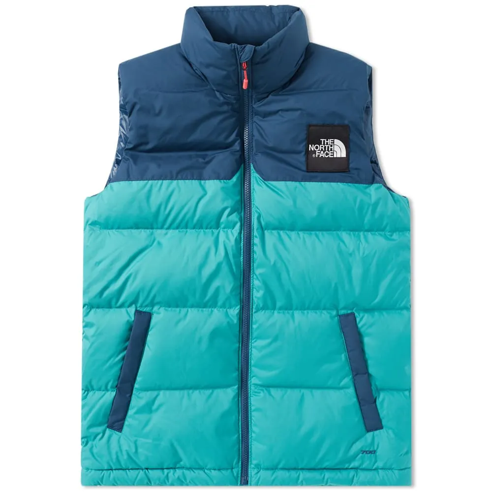 The North Face 1992 Nuptse VestPorcelain Green & Blue Teal