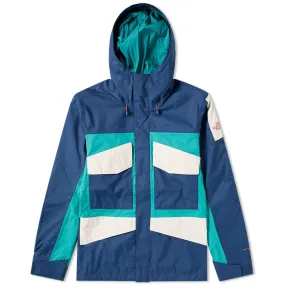 The North Face Fantasy Ridge JacketBlue Teal, Green & White