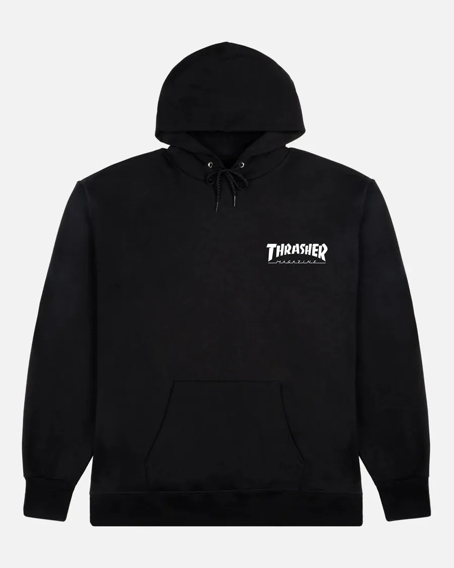 Thrasher Little Thrasher Hoodie-(black)