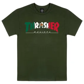 Thrasher Mexico T-Shirt Forest Green