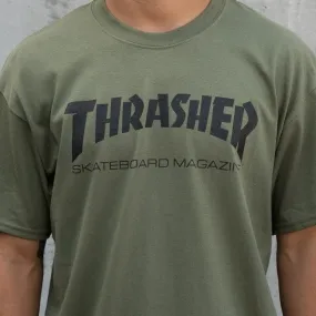 Thrasher Skate Mag T-Shirt (Army Green)