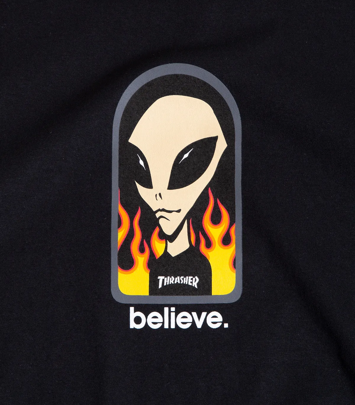 Thrasher X Alien Workshop Believe T-Shirt