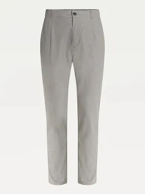 Tommy Hilfiger -Pantaloni dritti gessati denton MW0MW17915