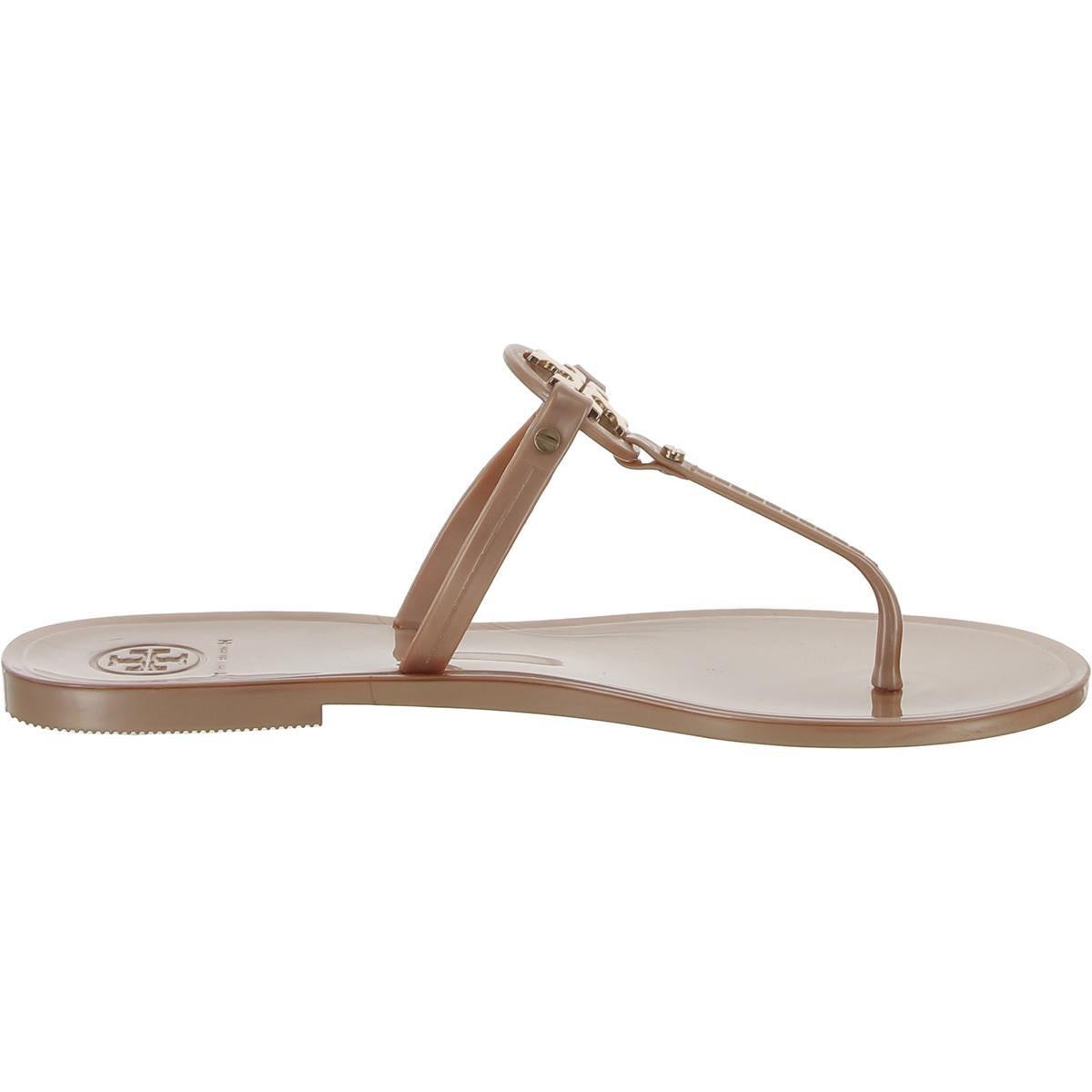 Tory Burch Womens Thong Slide Jelly Sandals