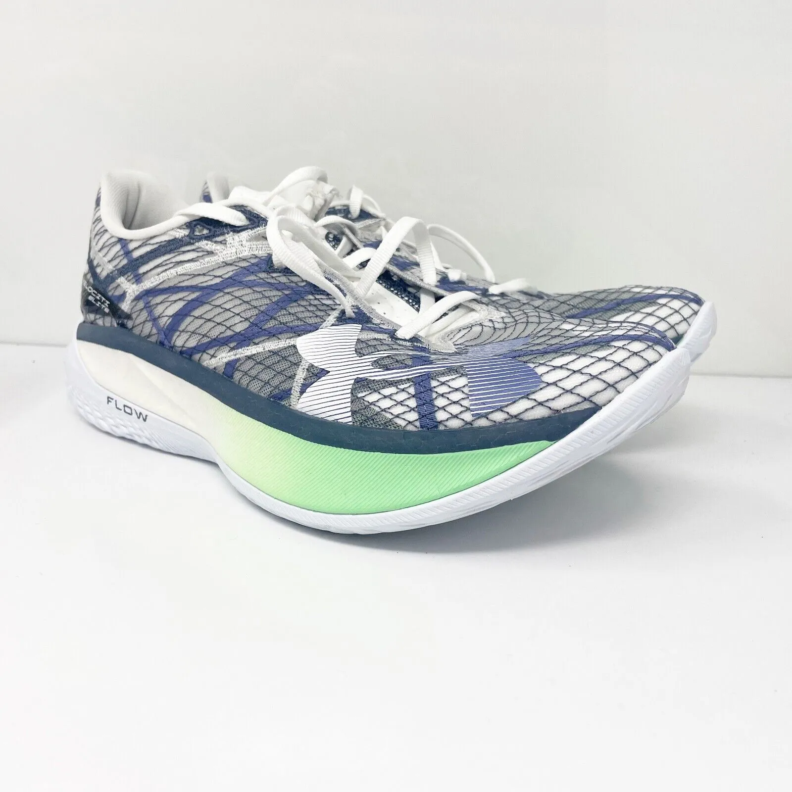 Under Armour Unisex Flow Velociti Elite 2 White Running Shoes Sneakers M10.5 W12