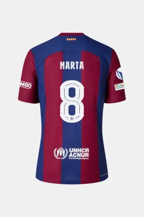 UWCL FC Barcelona Home Shirt 23/24 Player's Edition - Women - MARTA