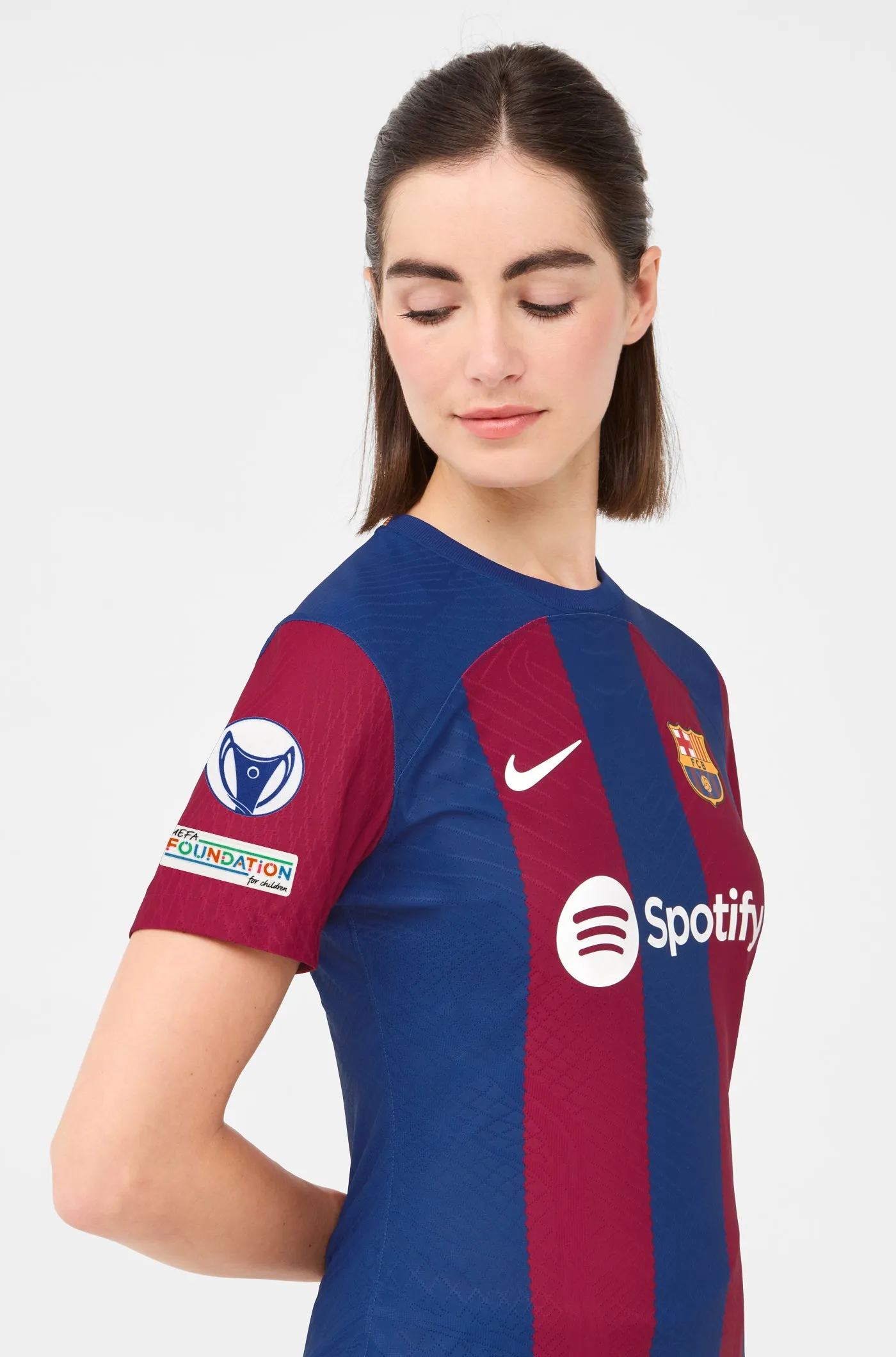 UWCL FC Barcelona Home Shirt 23/24 Player's Edition - Women - PARALLUELO