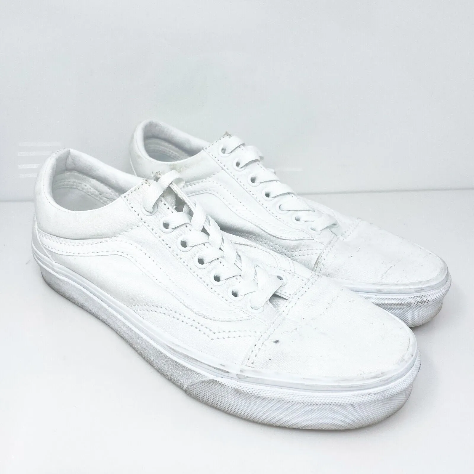 Vans Unisex Off The Wall 500714 White Casual Shoes Sneakers Size M 8 W 9.5