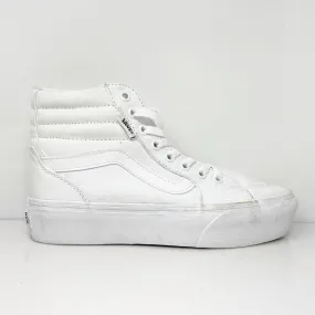 Vans Womens SK8 Hi 721356 White Casual Shoes Sneakers Size 7