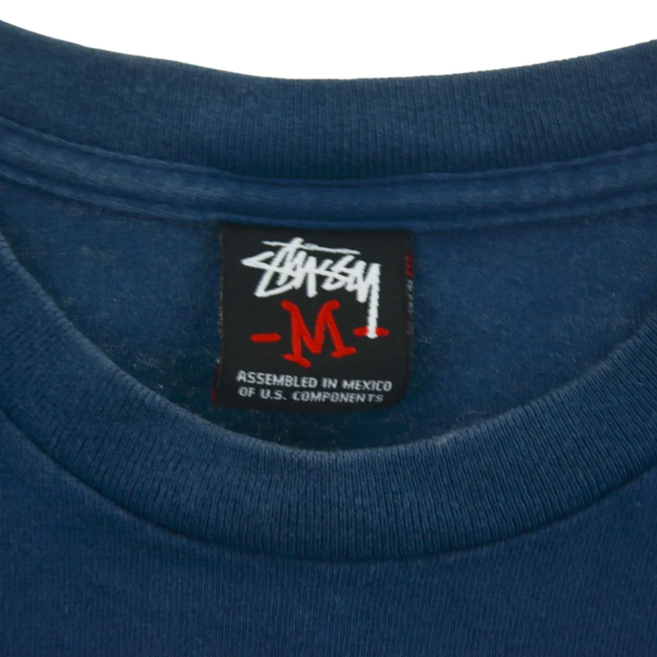 Vintage Stussy Logo T Shirt Size M