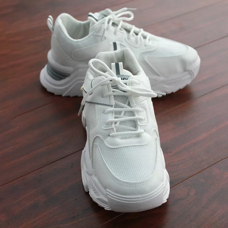 White Fancy Sneaker for Women