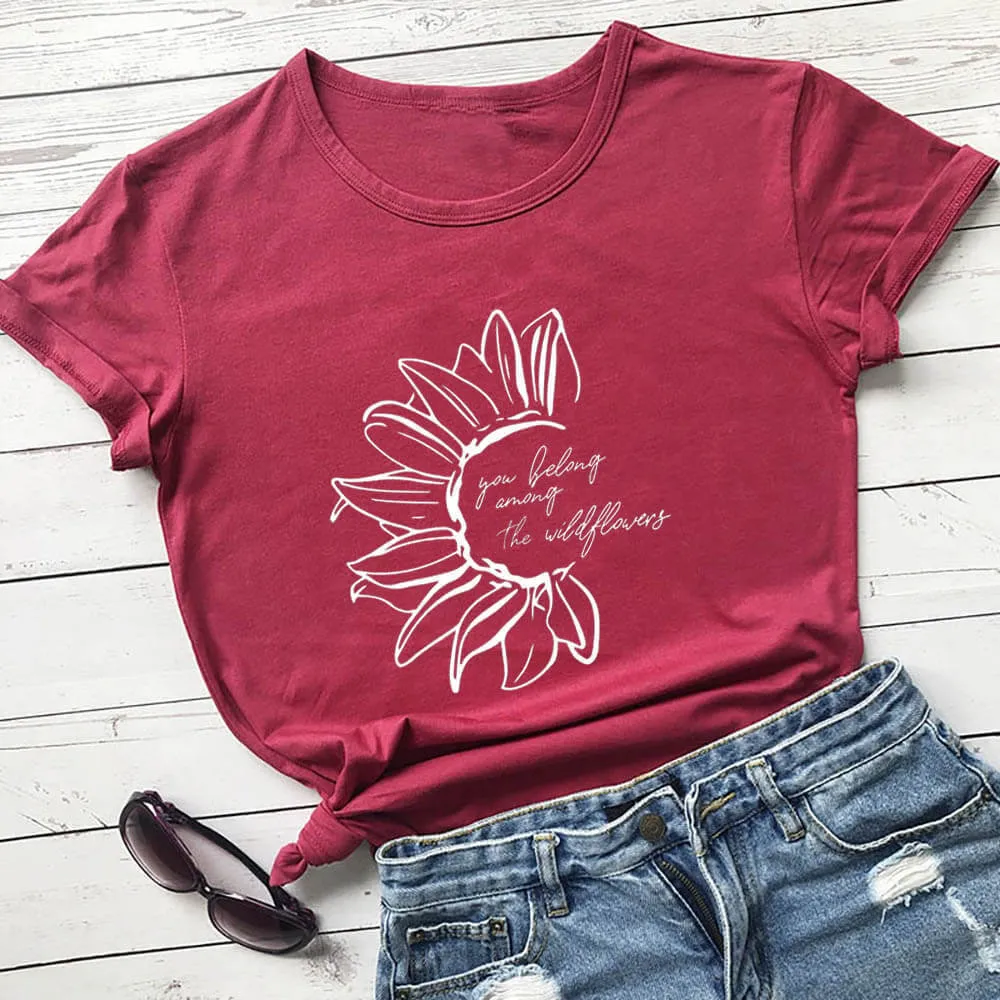 Wildflower Sunflower Tee