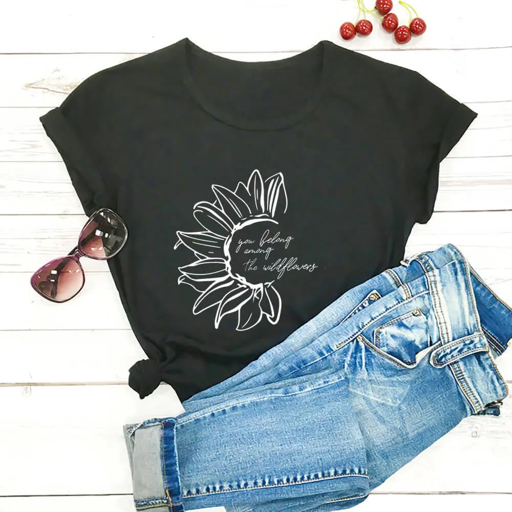 Wildflower Sunflower Tee