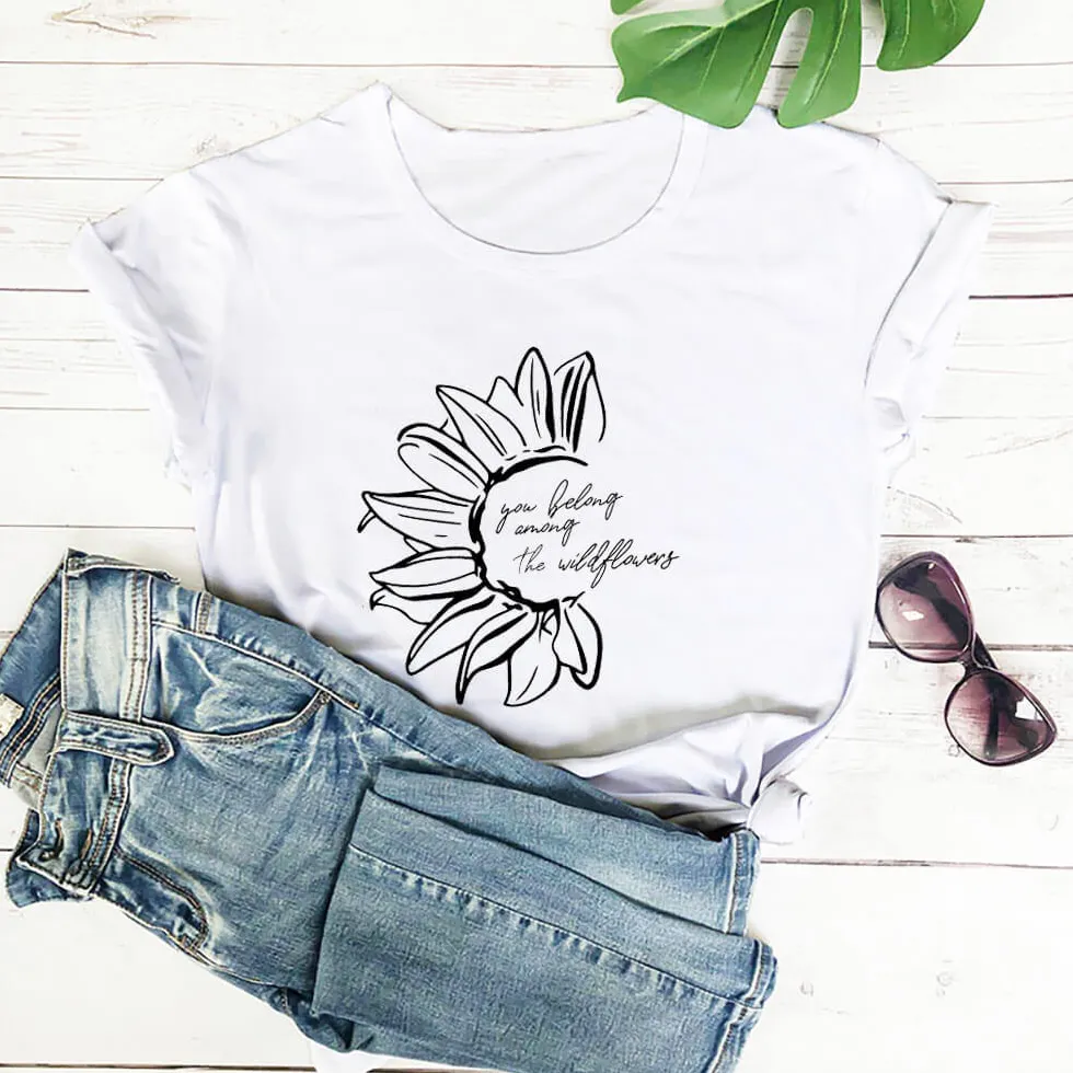 Wildflower Sunflower Tee