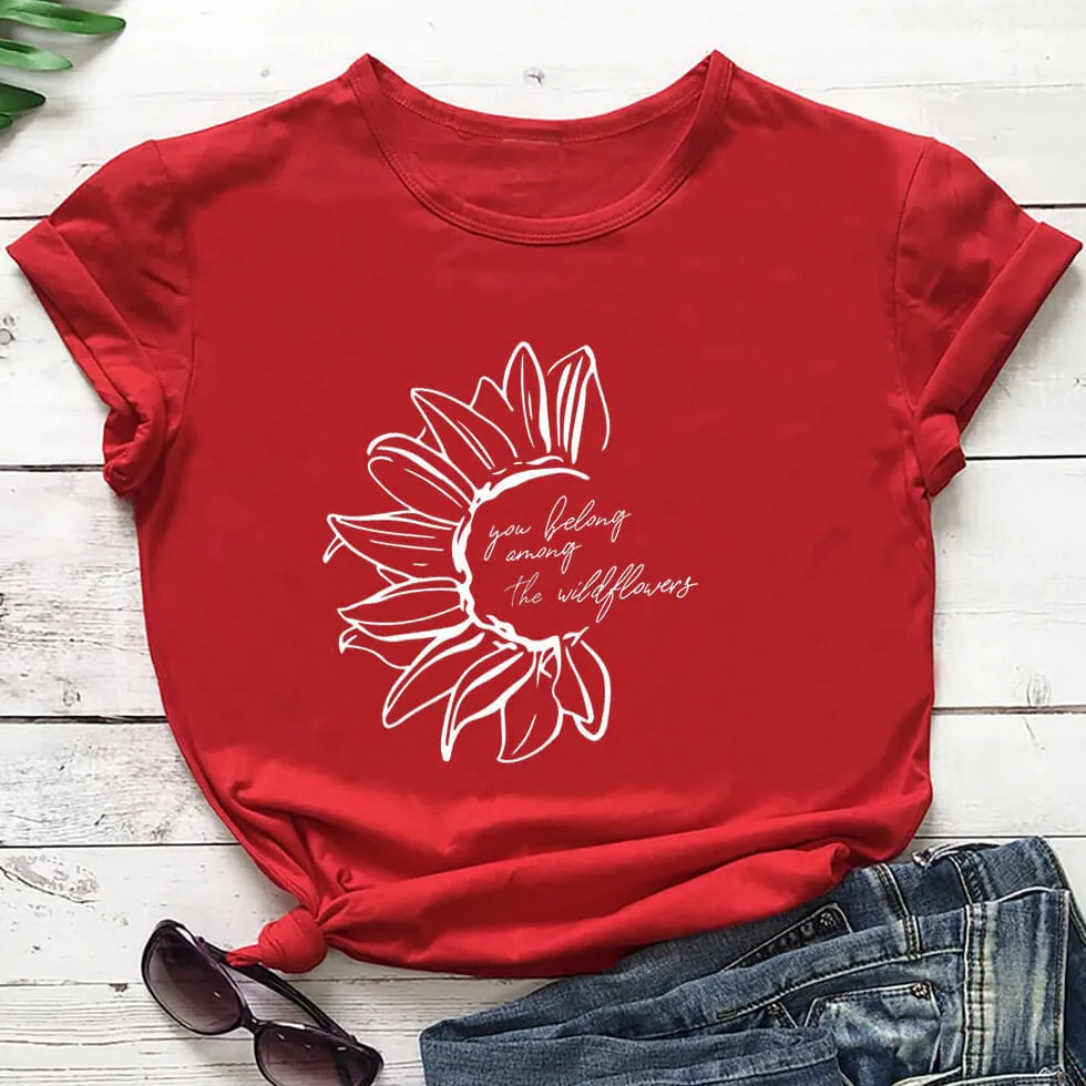 Wildflower Sunflower Tee