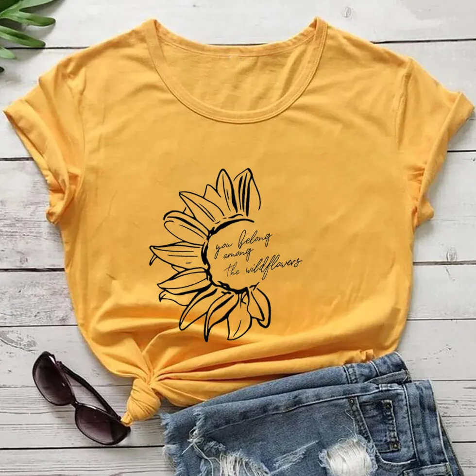 Wildflower Sunflower Tee