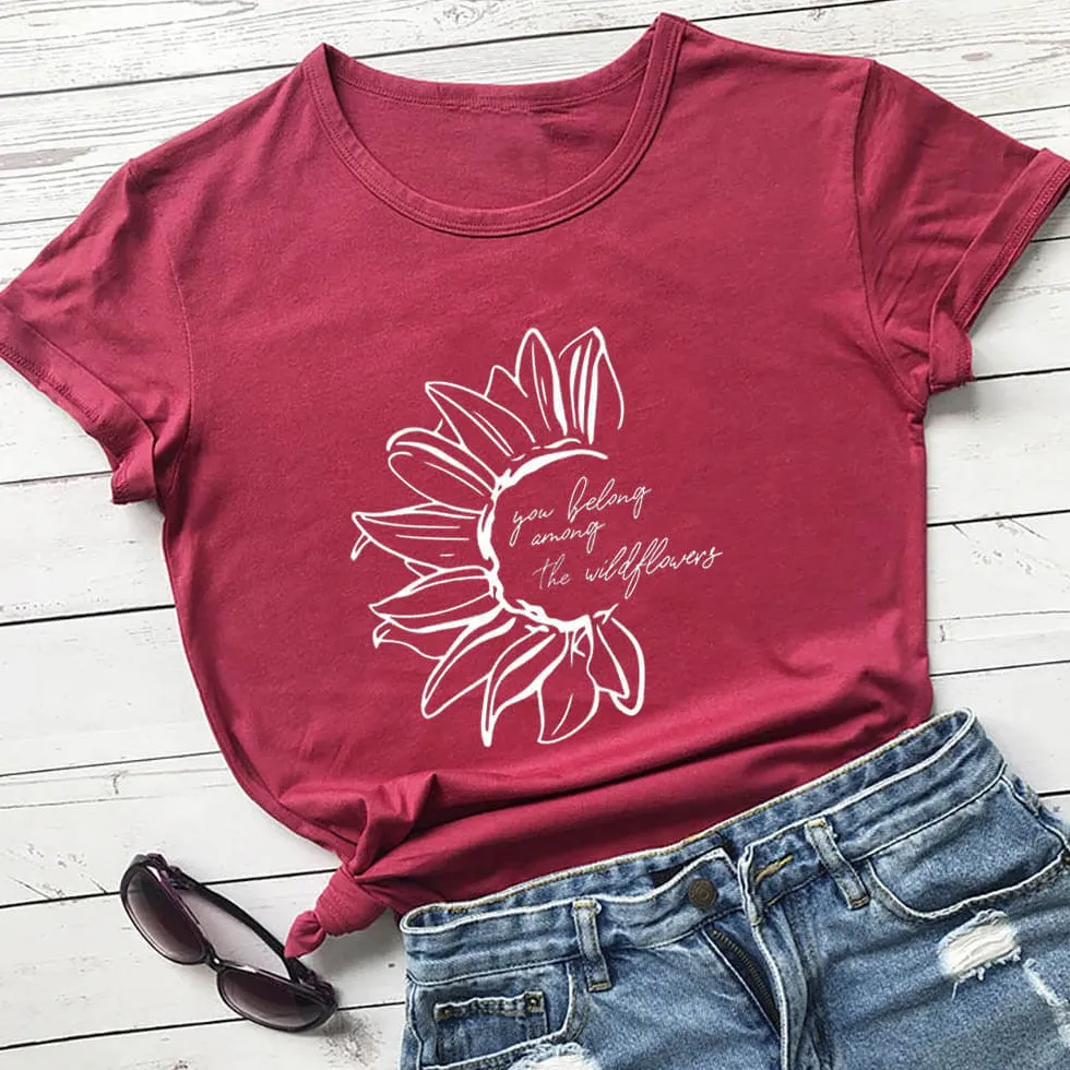 Wildflower Sunflower Tee