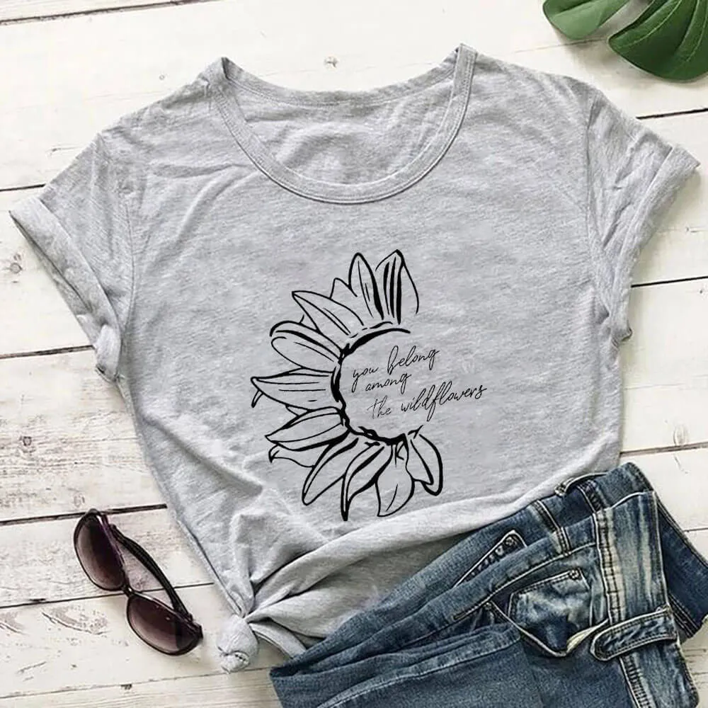 Wildflower Sunflower Tee