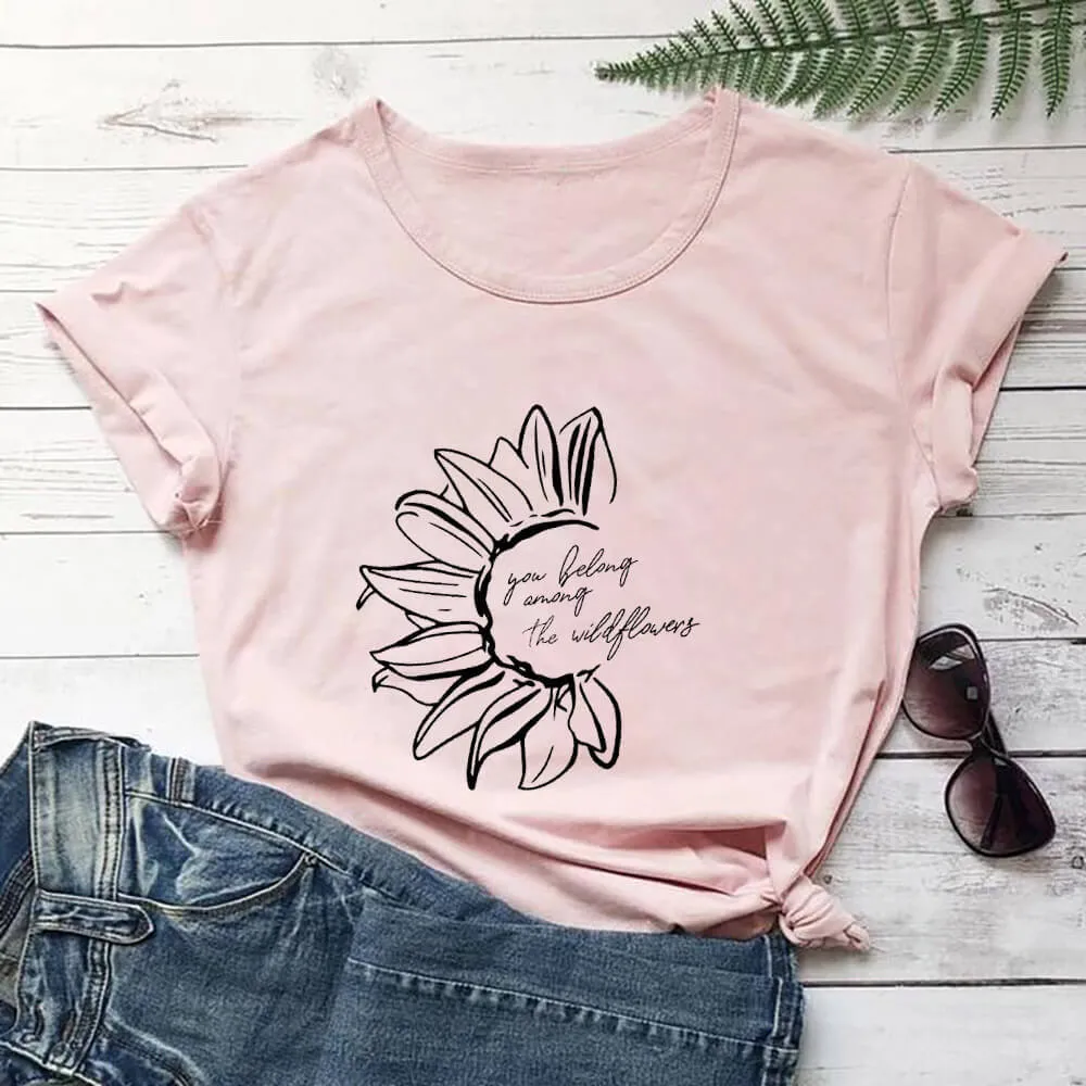 Wildflower Sunflower Tee