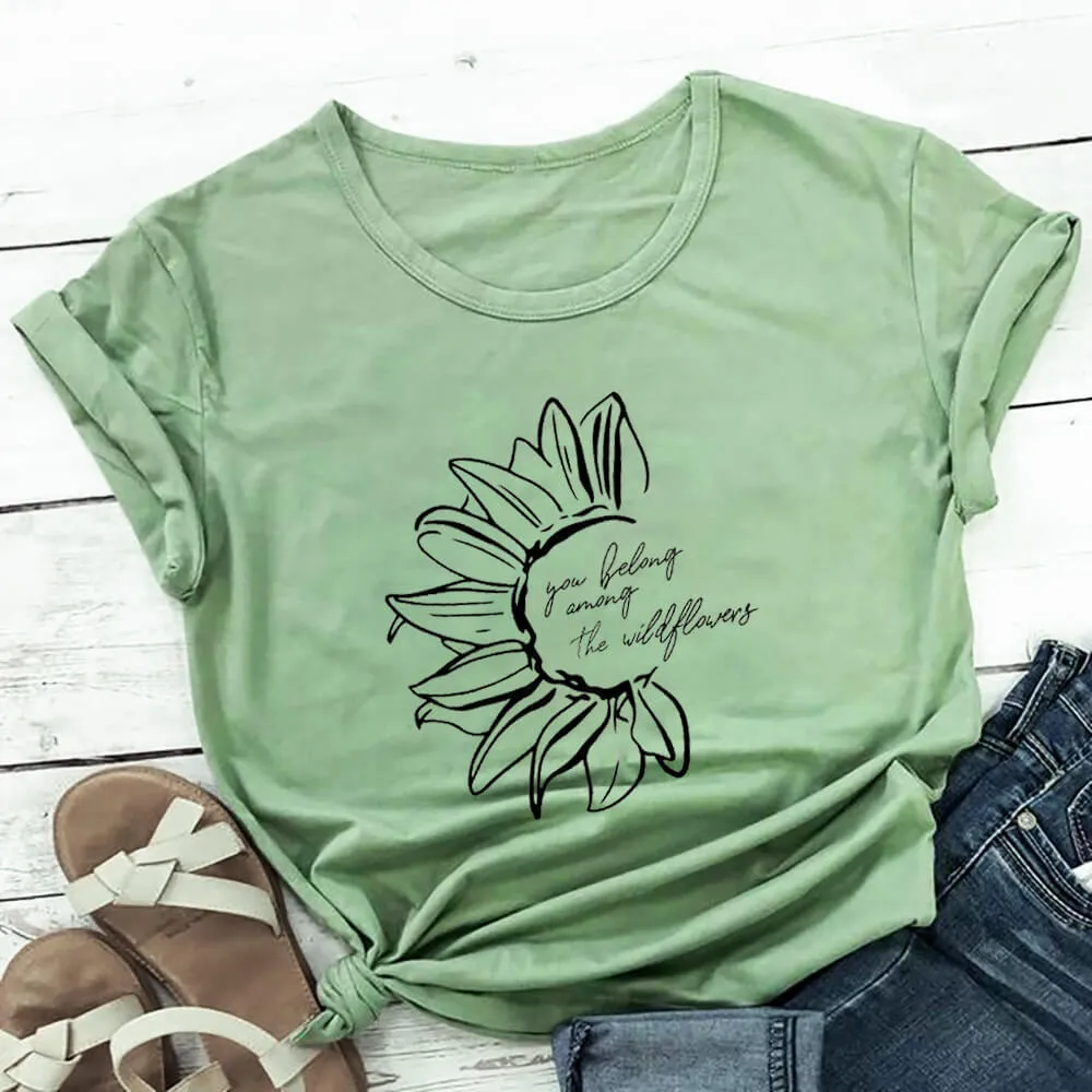 Wildflower Sunflower Tee