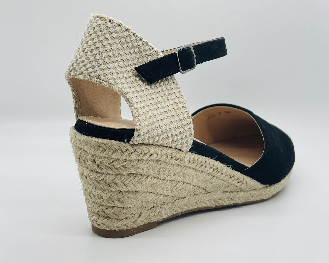 Women's Ankle Strap Faux Suede Espadrille Sandals