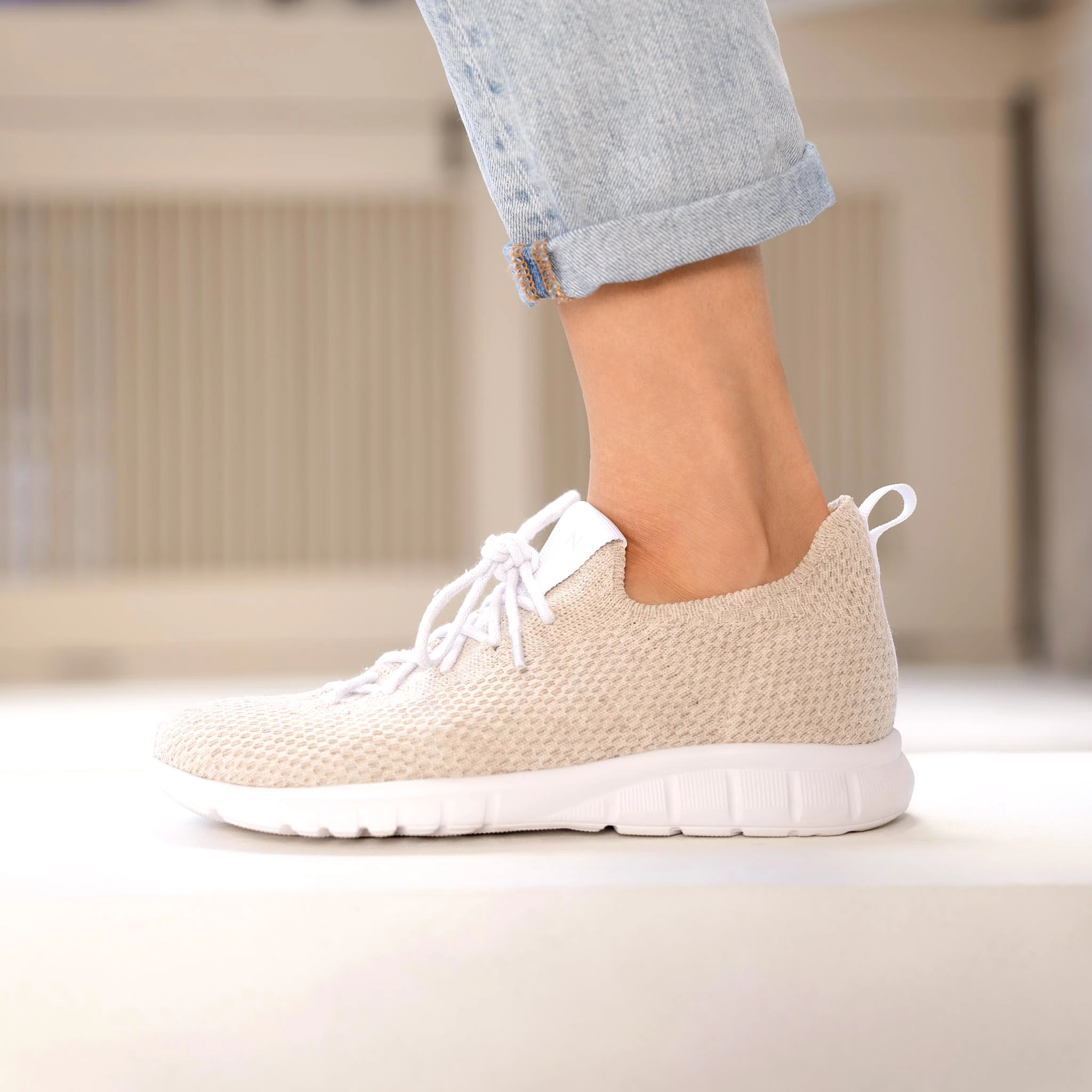 Women's Athleisure Eco-Knit Sneaker Linen