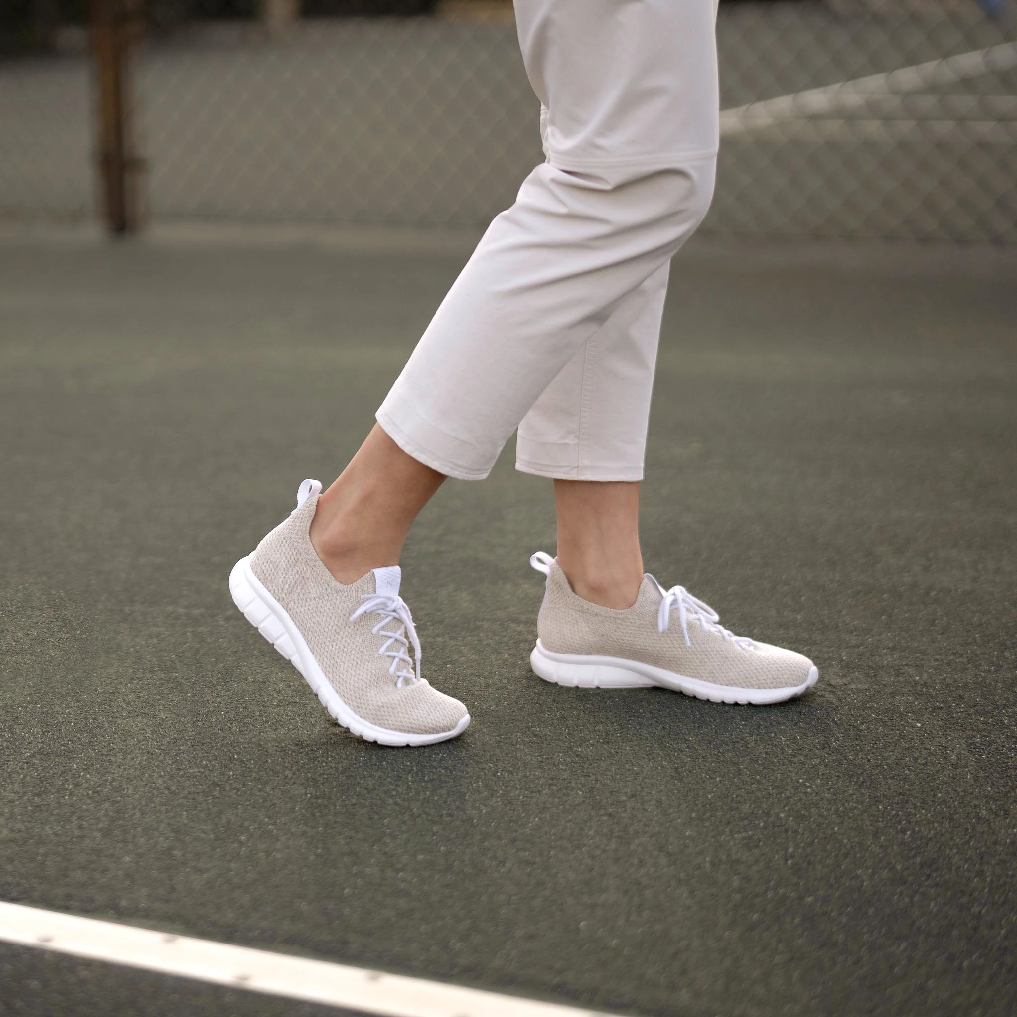 Women's Athleisure Eco-Knit Sneaker Linen