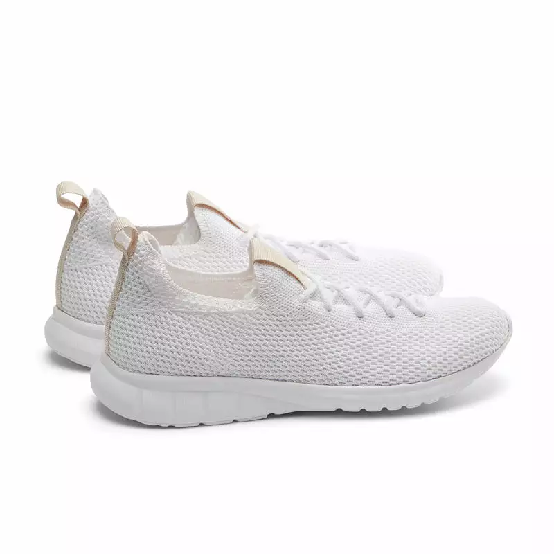 Women's Athleisure Eco-Knit Sneaker White